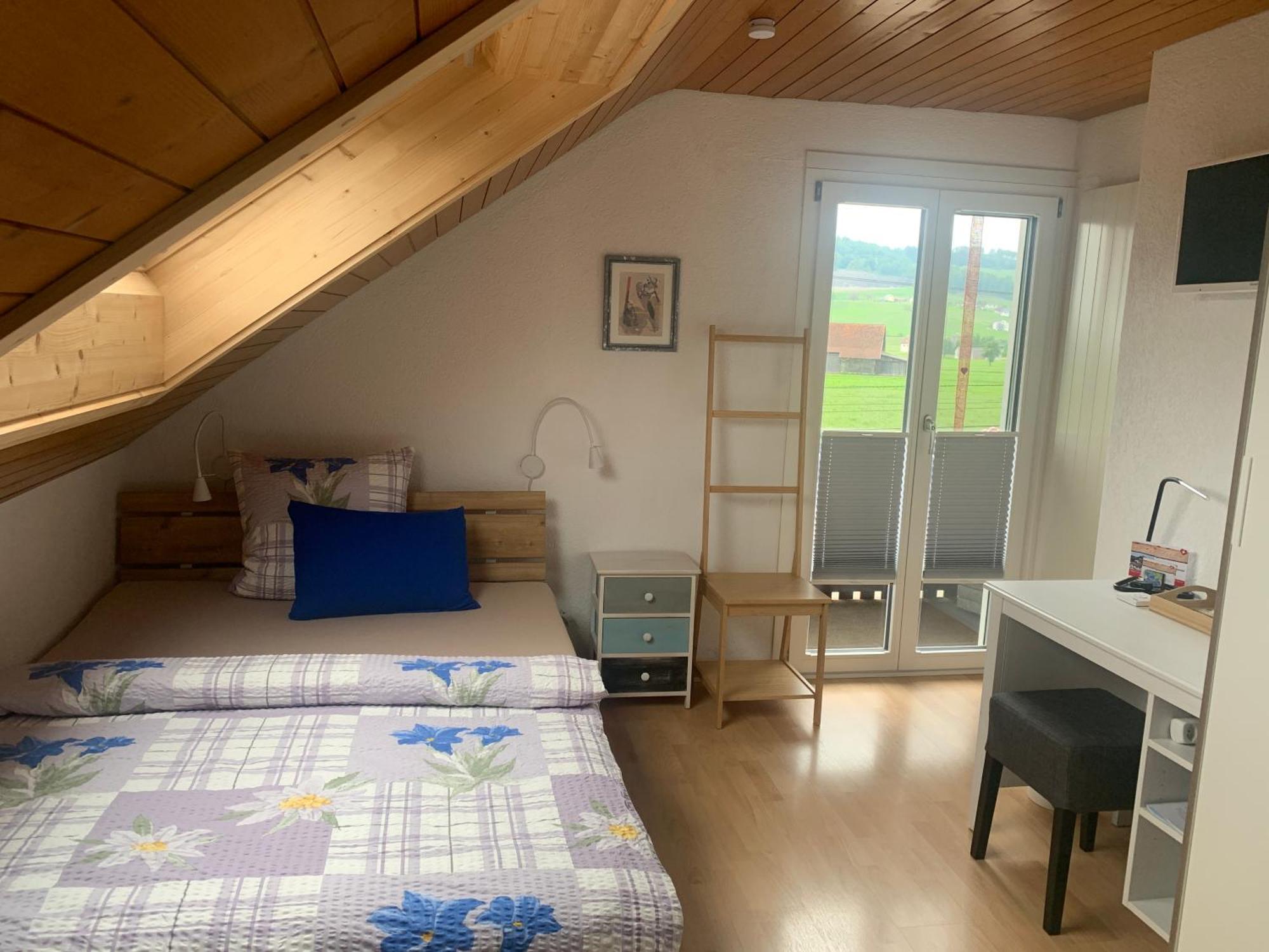 Pension Chalet Charme Siebnen Extérieur photo